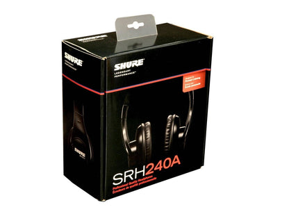 Shure SRH240A Closed-Back Headphones