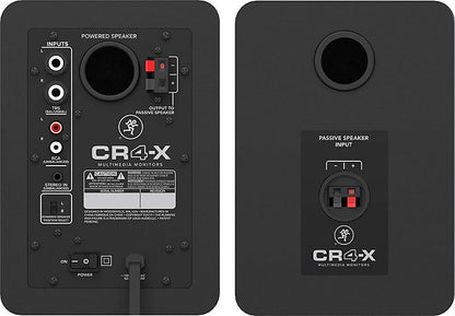 Mackie CR-X Series, 4-Inch Multimedia Monitors with Professional Studio-Quality Sound and Bluetooth