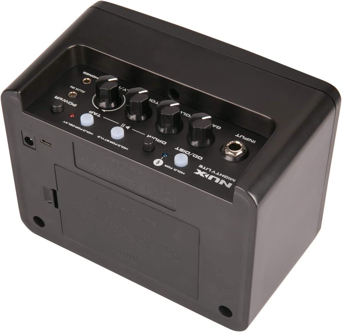 NUX Mighty Lite BT Mini Portable Modeling Guitar Amplifier with Bluetooth(Black)