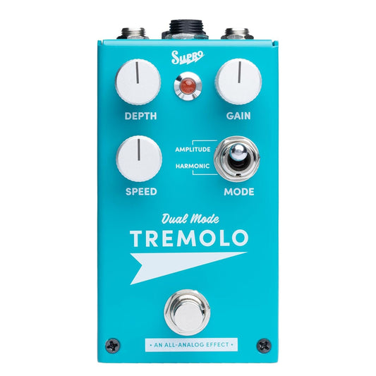 Supro Tremolo - Amplitude and Harmonic Tremolo Drive Pedal