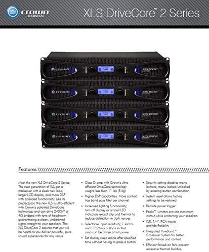 Crown XLS1502 Two-channel, 525-Watt at 4Ω Power Amplifier