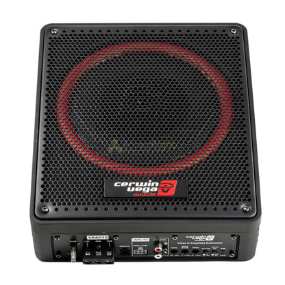 Cerwin Vega VPAS12ST 12 inch 600 watts Spare Tire Subwoofer with Built-in Amplifier Car Audio System Compact Powerful Bass Easy Installation