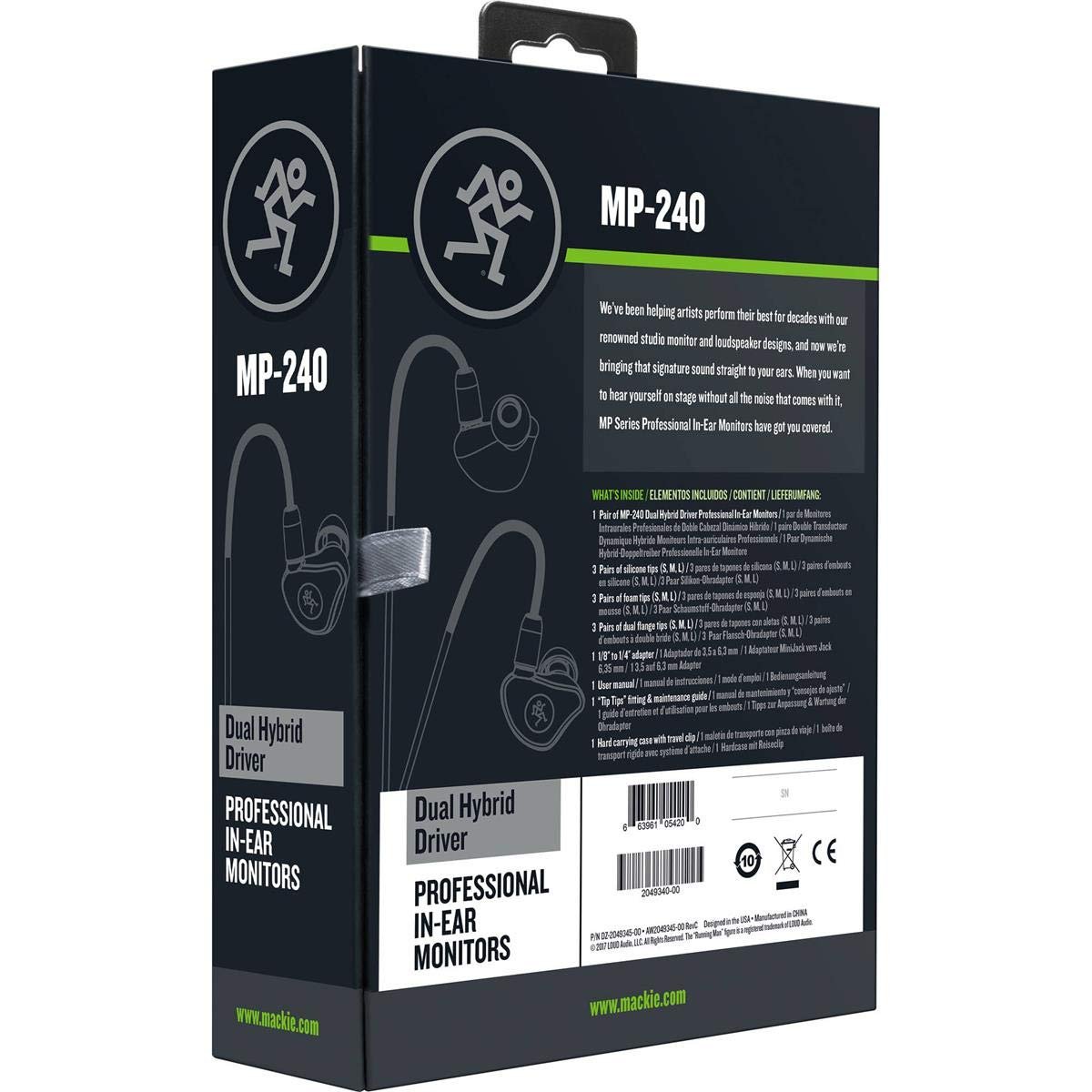 Mackie MP Series in-Ear Headphones & Monitors