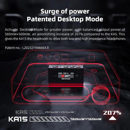 FiiO KA15 Portable DAC and Headphone Amplifier