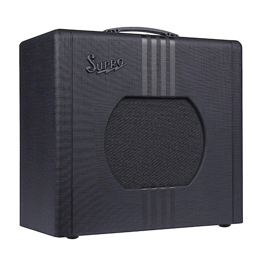 Supro Delta King 10 1 x 10-inch 5-watt Tube Combo Amp - Black and Black