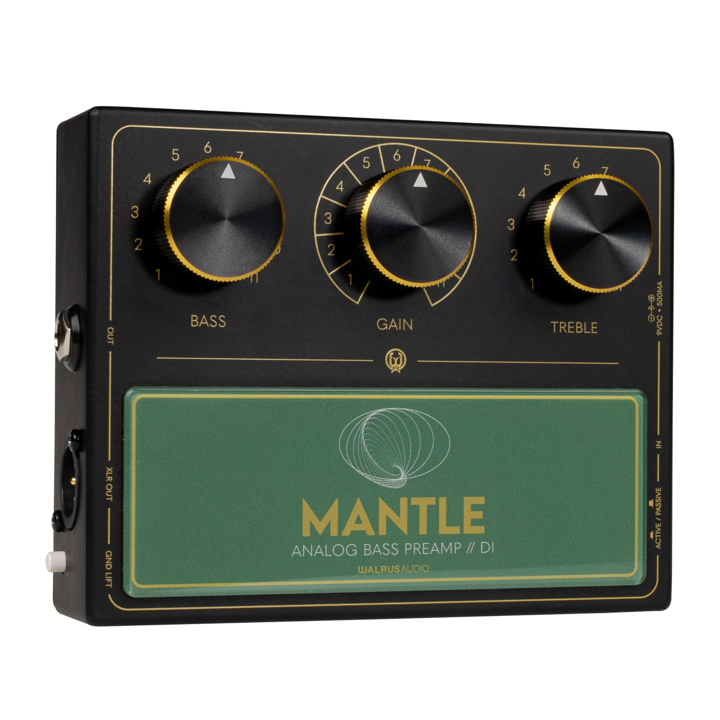 Walrus Audio Mantle Bass Pre-Amp/DI, Black