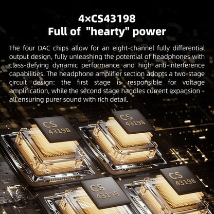 FiiO M21 Android 13 Portable Music Player MP3 Walkman Snapdragon 680 4* CS43198 DAC Chips Hi-Res Audio DSD Bluetooth LDAC (Blue-Black)