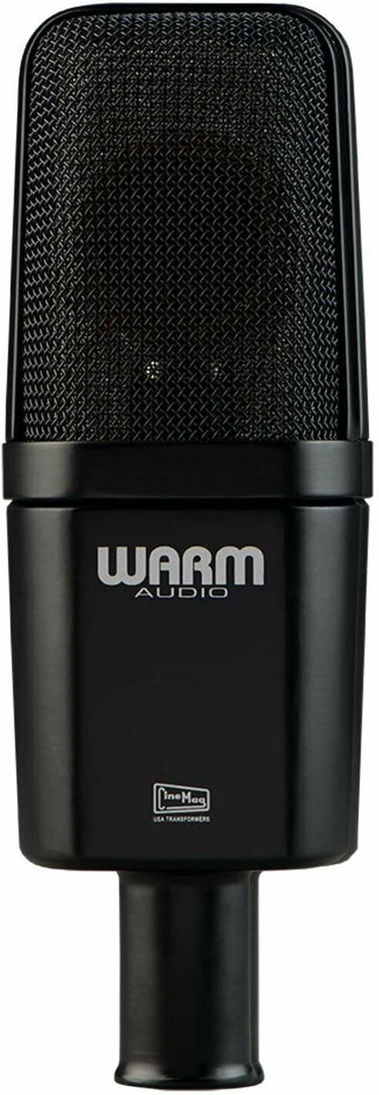 Warm Audio WA-14 Large Diaphragm Condenser Microphone, Black with silver grille