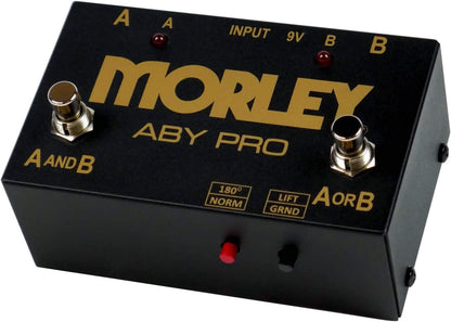 Morley ABY Pro 2-button Switcher/Combiner Pedal (ABYProd1)