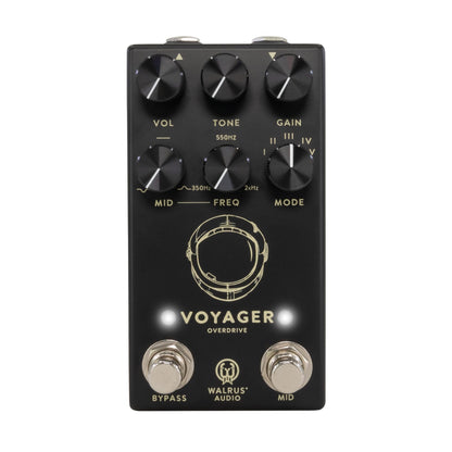 Walrus Audio Voyager MKII Pre-Amp Overdrive Pedal, Black