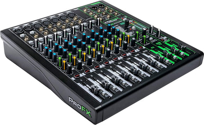Mackie ProFXv3 Series, 12-Channel Professional Effects Mixer with USB, Onyx Mic Preamps and GigFX effects engine - Unpowered (ProFX12v3)