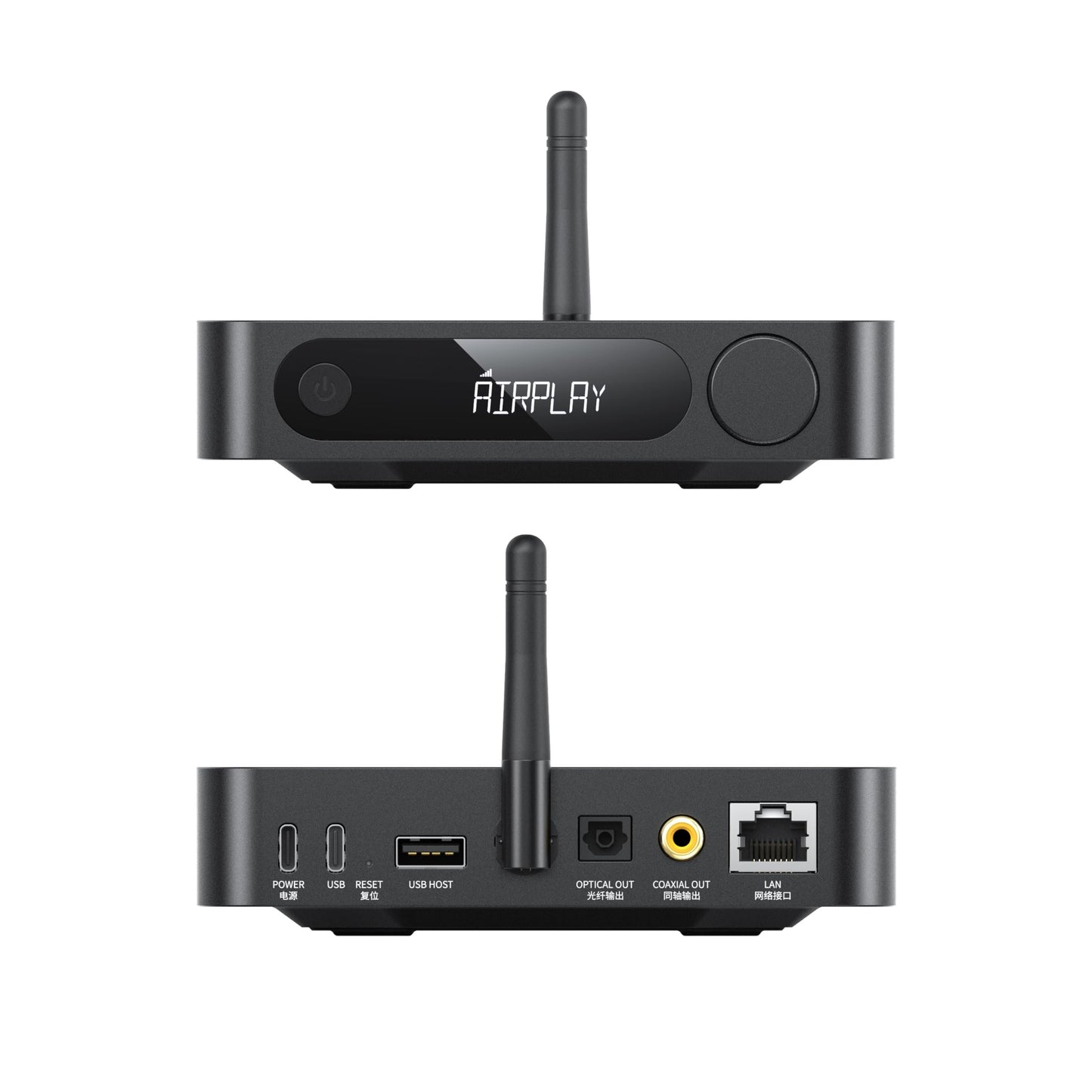 FiiO SR11 AirPlay Audio Streamer Receiver,WiFi Multiroom Streamer,Stream Hi-Res Audio from Spotify, Amazon Music, Tidal