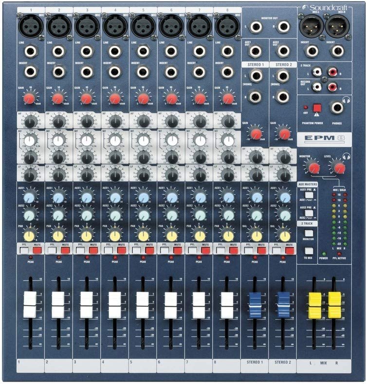 Soundcraft EPM8 8-Channel Multi-format Mixer