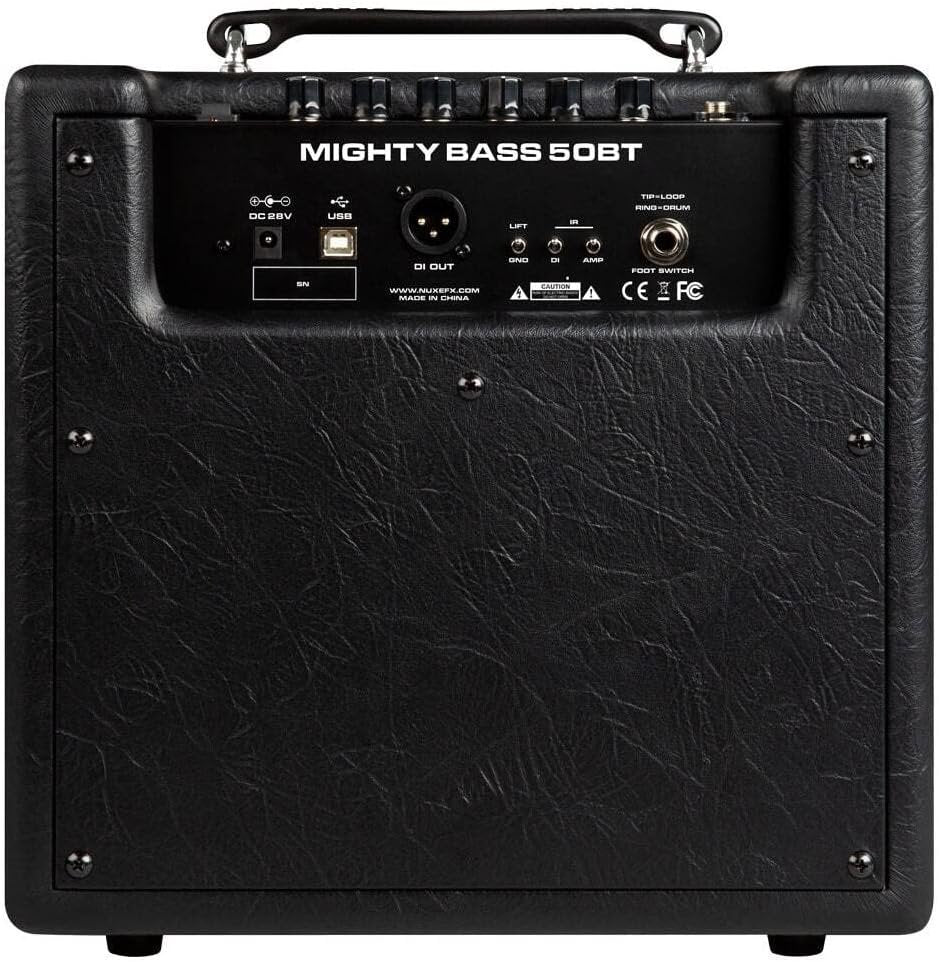 NuX Mighty Bass 50BT Digital Bass Amplifier with Bluetooth