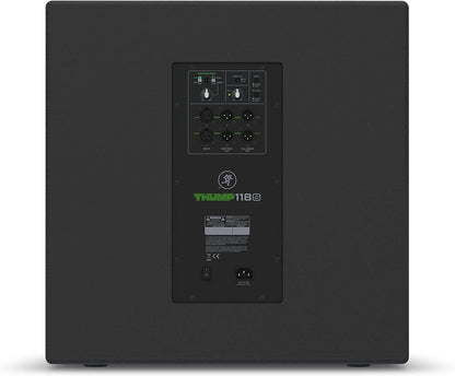 Mackie PA System, Black, 12" 1400W (Thump118S)