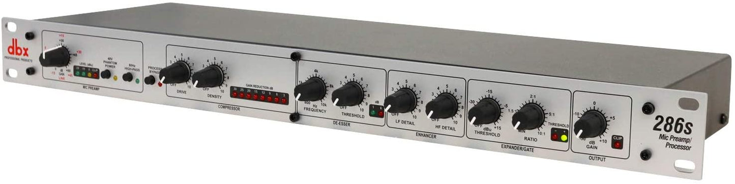 dbx 286s Microphone Preamp & Channel Strip Processor