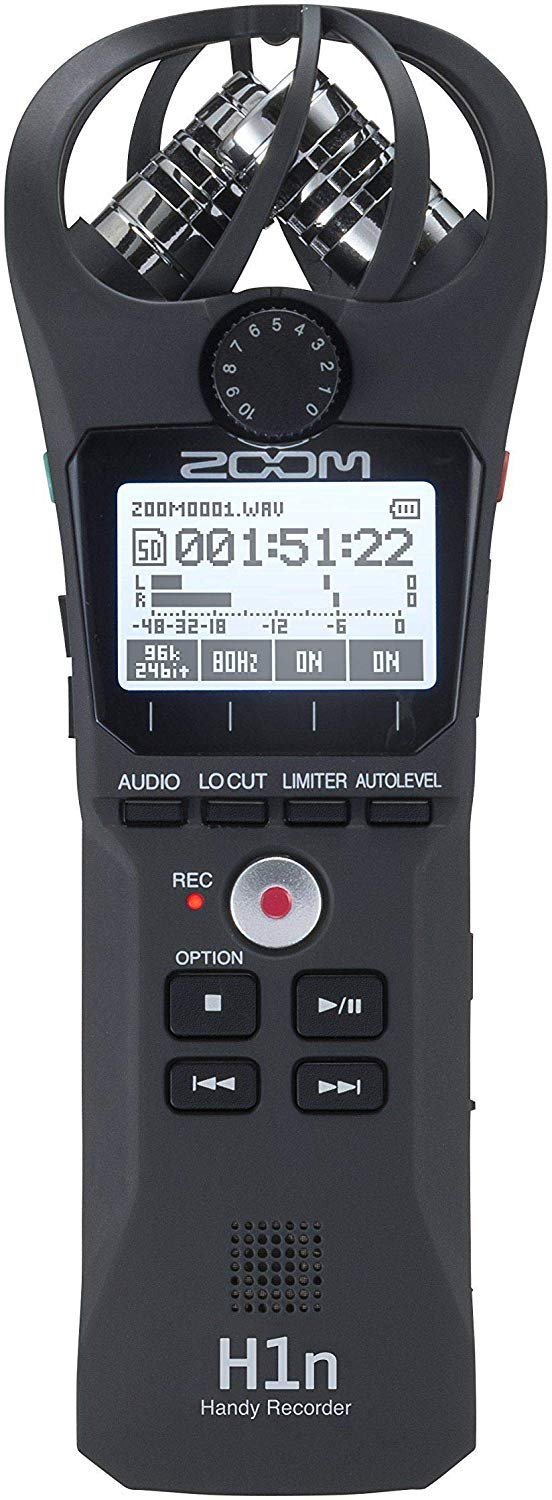 Zoom H1n Handy Recorder with Lavalier lapel mic