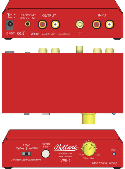 Rolls Bellari VP549 Phono Preamplifier