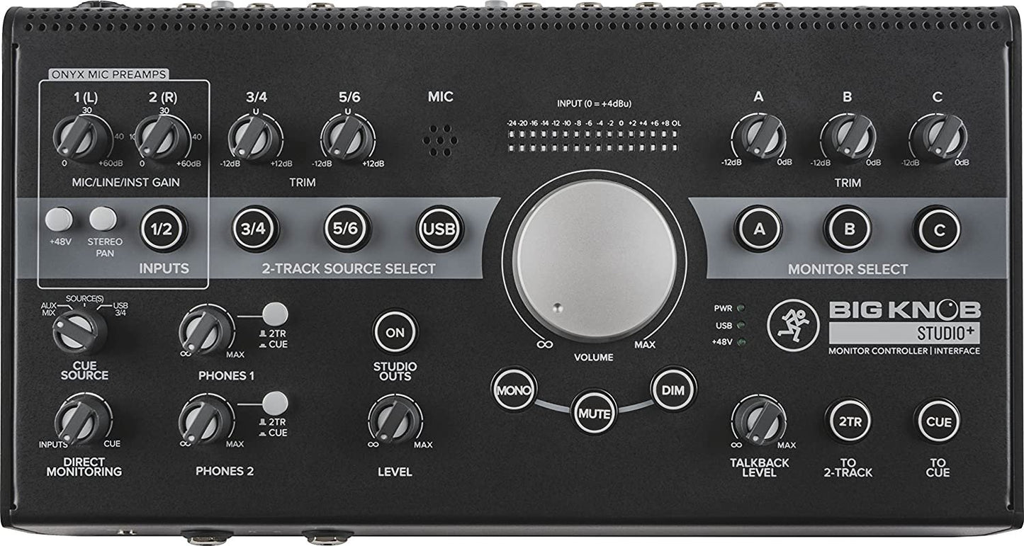 Mackie Big Knob Series, Passive 2x2 Studio Monitor Controller (BIG KNOB PASSIVE)