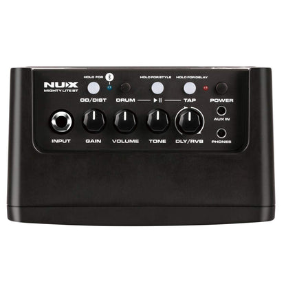 NUX Mighty Lite BT Mini Portable Modeling Guitar Amplifier with Bluetooth(Black)