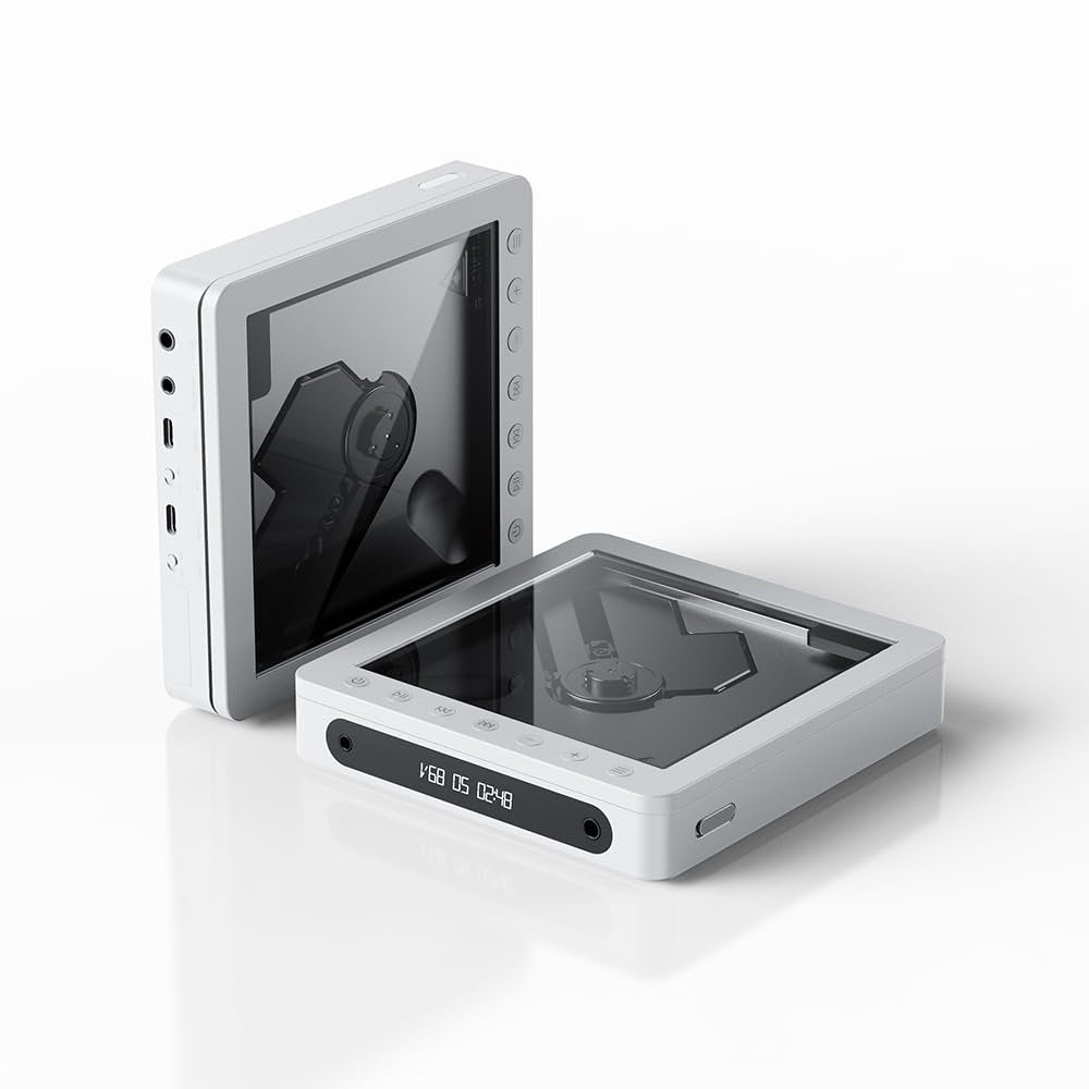 FiiO DM13 Multifunctional Portable Stereo CD Player with Long-Lasting Battery, Supports USB Ripping, Optical/coaxial/3.5mm/4.4mm outputs