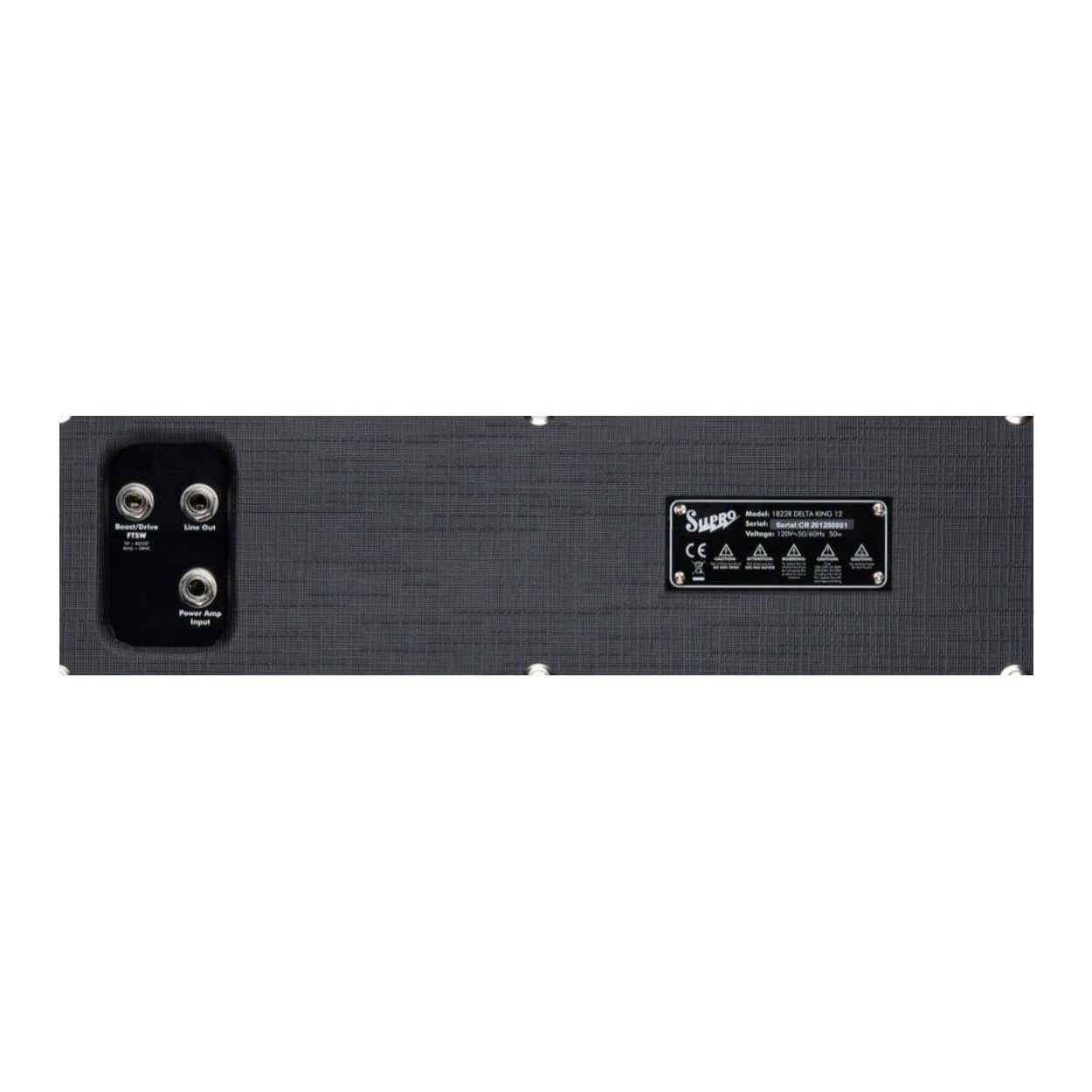 Supro Delta King 12 1 x 12-inch 15-watt Tube Combo Amp - Black and Black