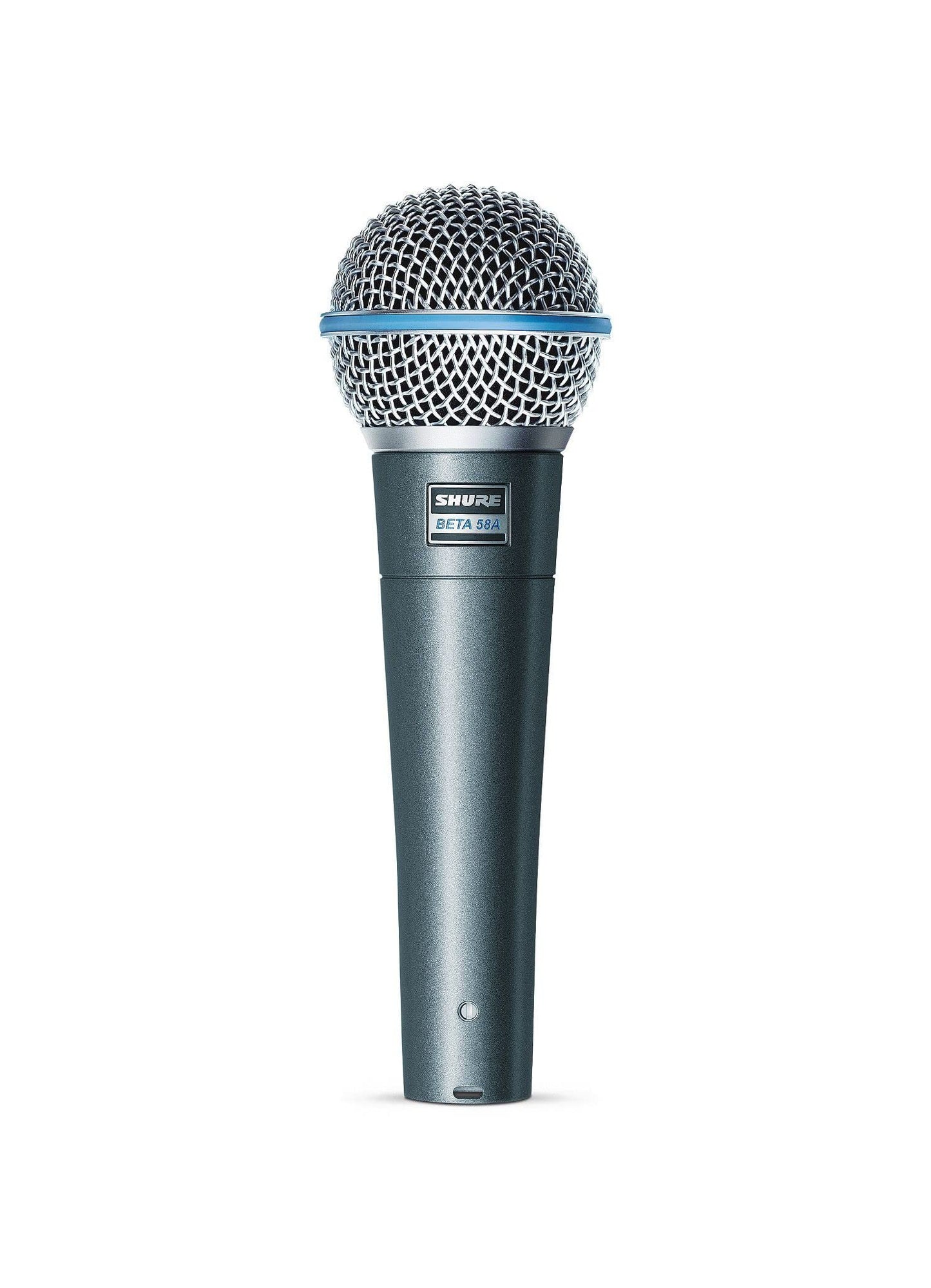 Shure BETA 58A Vocal Microphone - Single Element Supercardioid Dynamic Mic for Stage and Studio, Includes A25D Adjustable Stand Adapter, 5/8” to 3/8” (Euro) Thread Adapter and Storage Bag