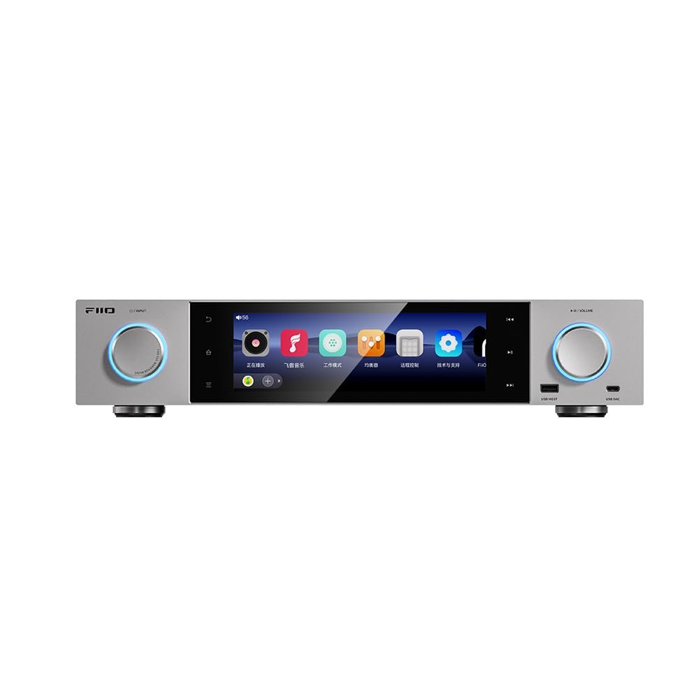 FiiO S15 Streamer Network Player Music Service, Android 12 Snapdragon 660, AKM DAC AK4191+AK4499EX, 7.84-inch Screen, HDMI/ARC DAC