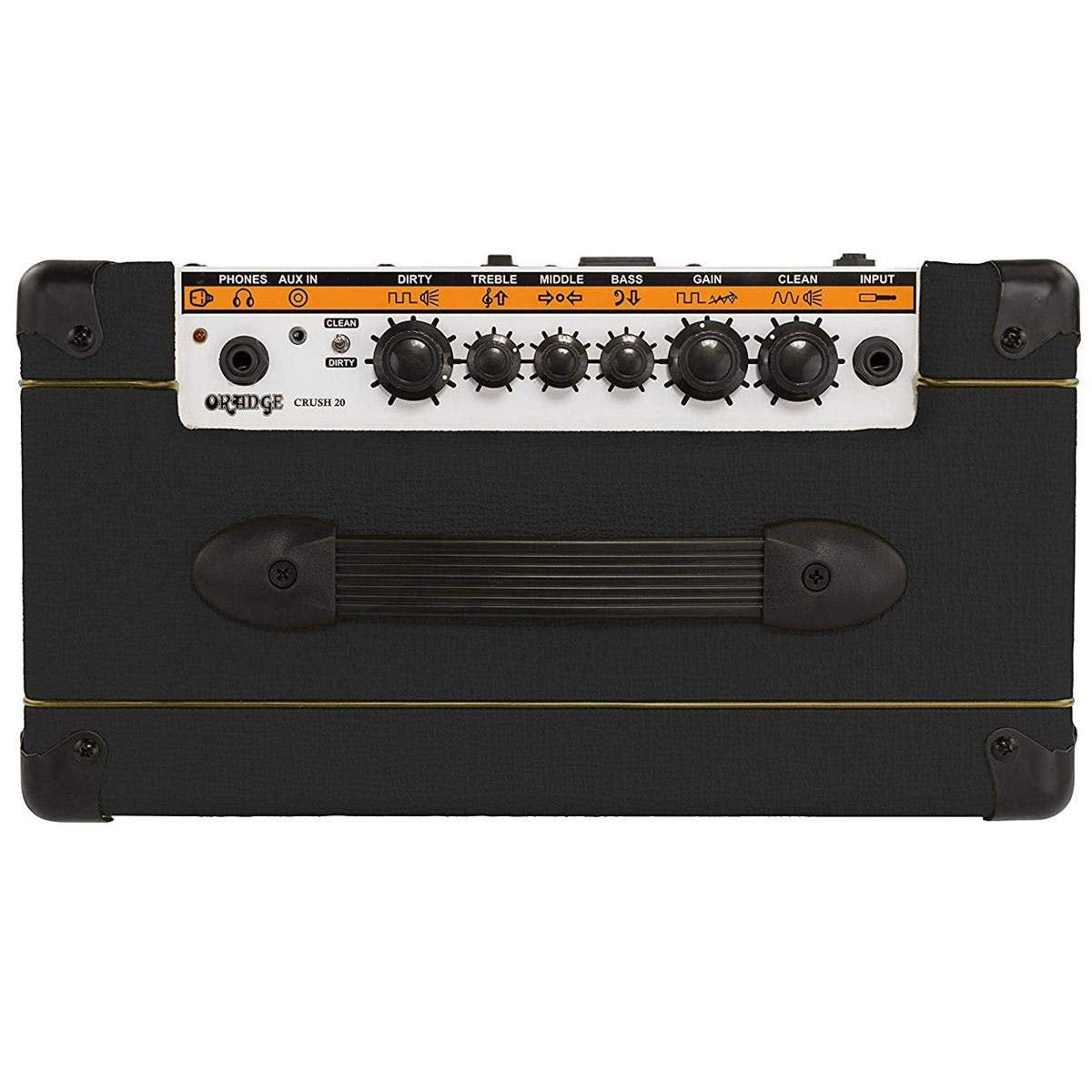 Orange Crush 20 20W 8" 2-Channel Guitar Amplifier and Speaker Combo, Black