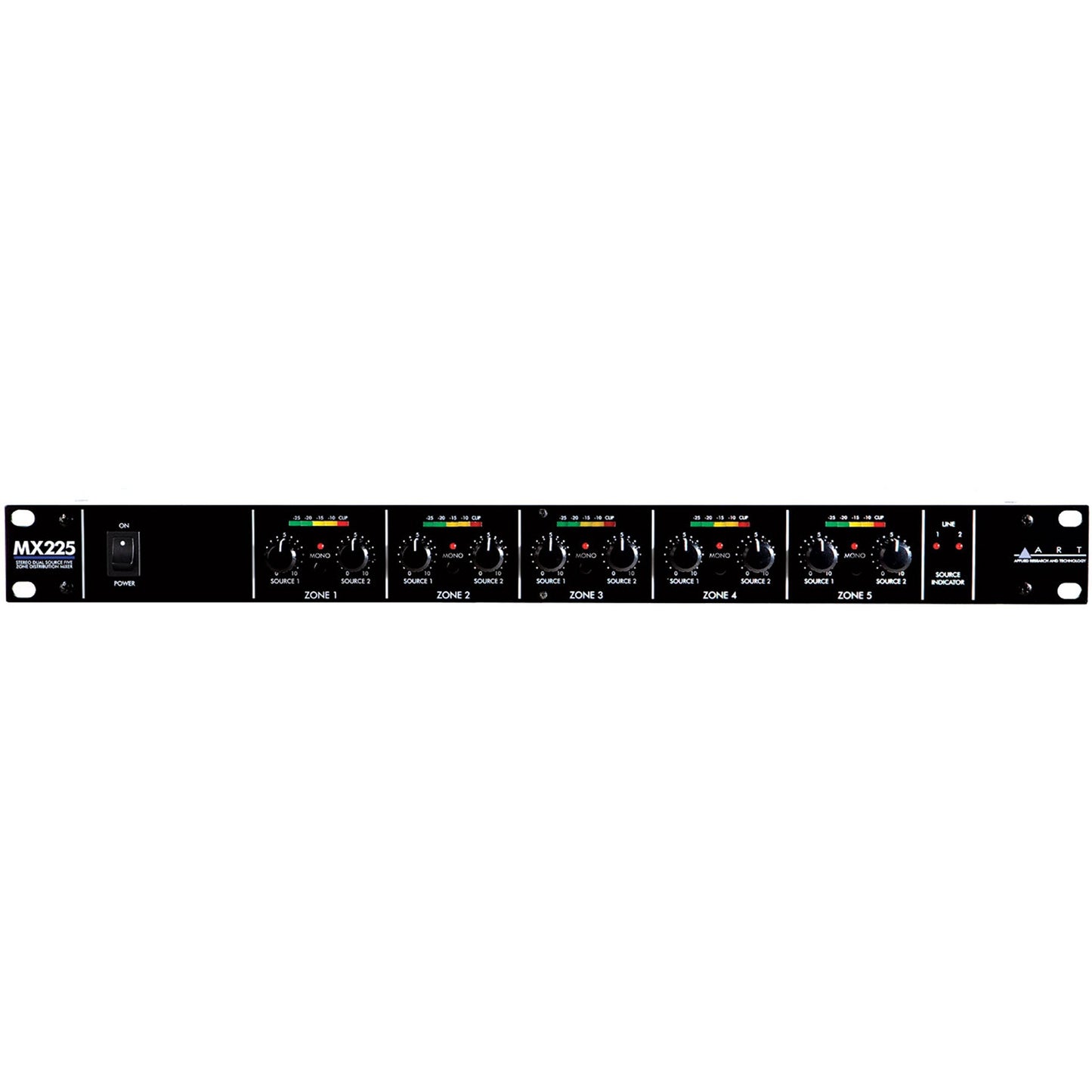 ART MX225 5-Channel Zone Distribution Mixer