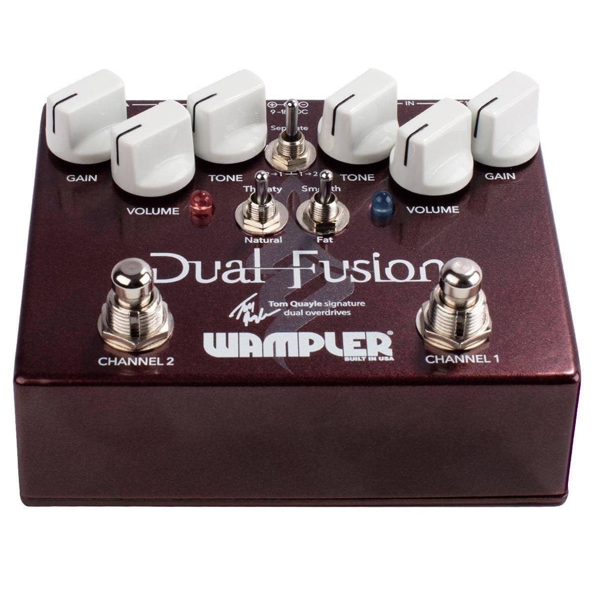 Wampler Dual Fusion V2 Tom Quayle Signature Dual Overdrive Guitar Effects Pedal