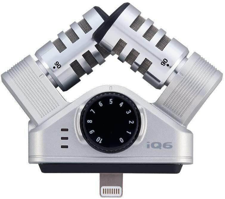 Zoom iQ6 iOS Lightning X/Y Microphone