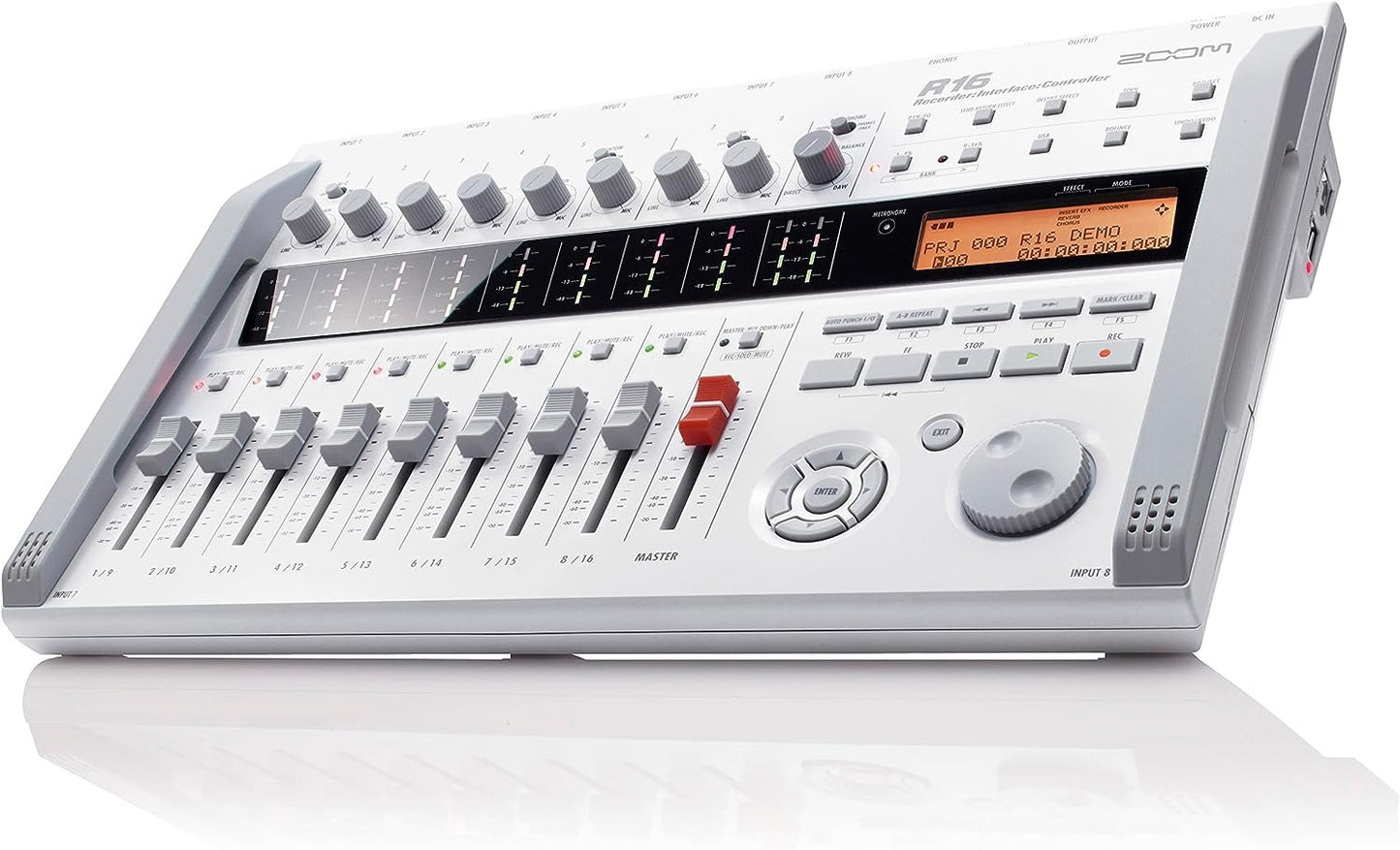 Zoom R16 Multi-Track Tabletop Recorder, Interface, Controller, 8 XLR Combo Inputs, 16 Tracks, USB Audio Interface, Built In Stereo Condenser Microphones, 135 Built-In Effects