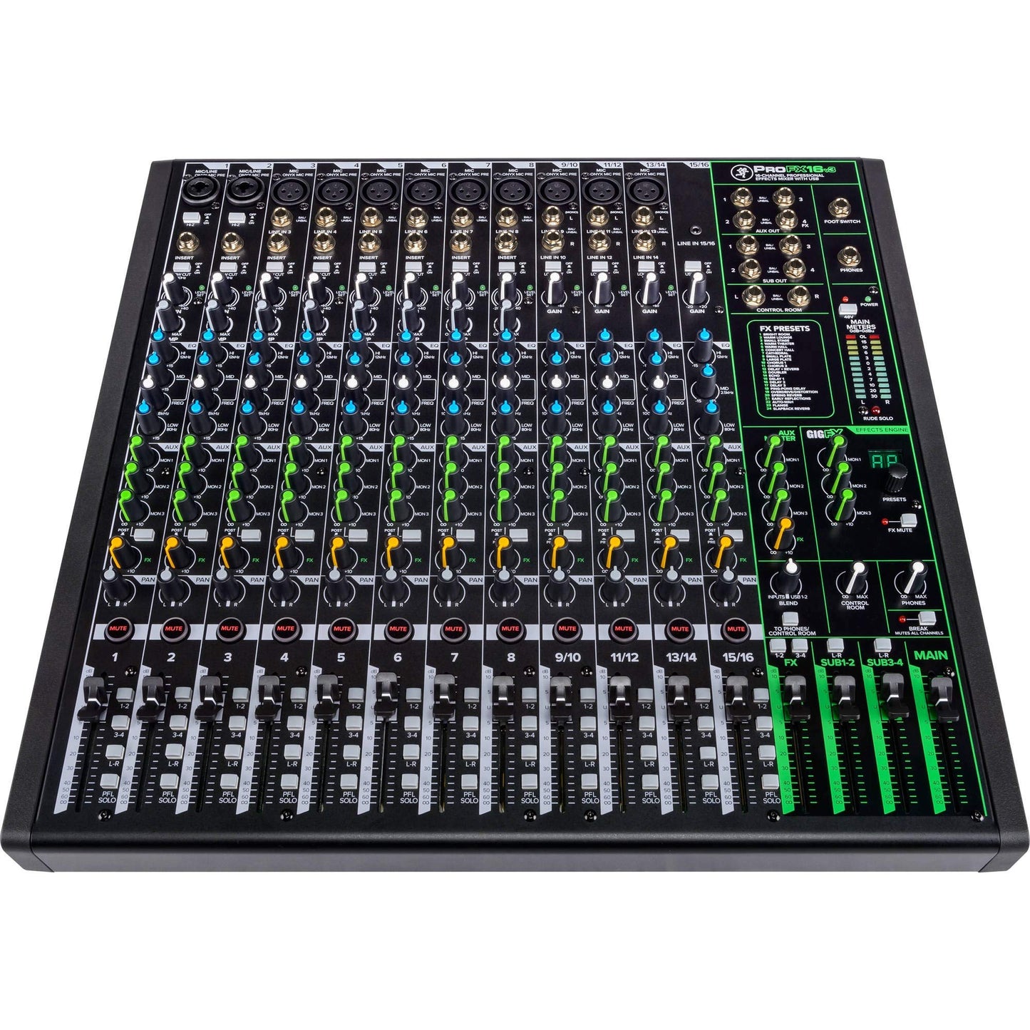 Mackie ProFXv3/v3+ Series, Professional Analog Mixer with USB, Onyx Mic Preamps and GigFX Effects Engine