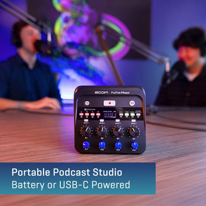 Zoom PodTrak P4next Podcast Recorder