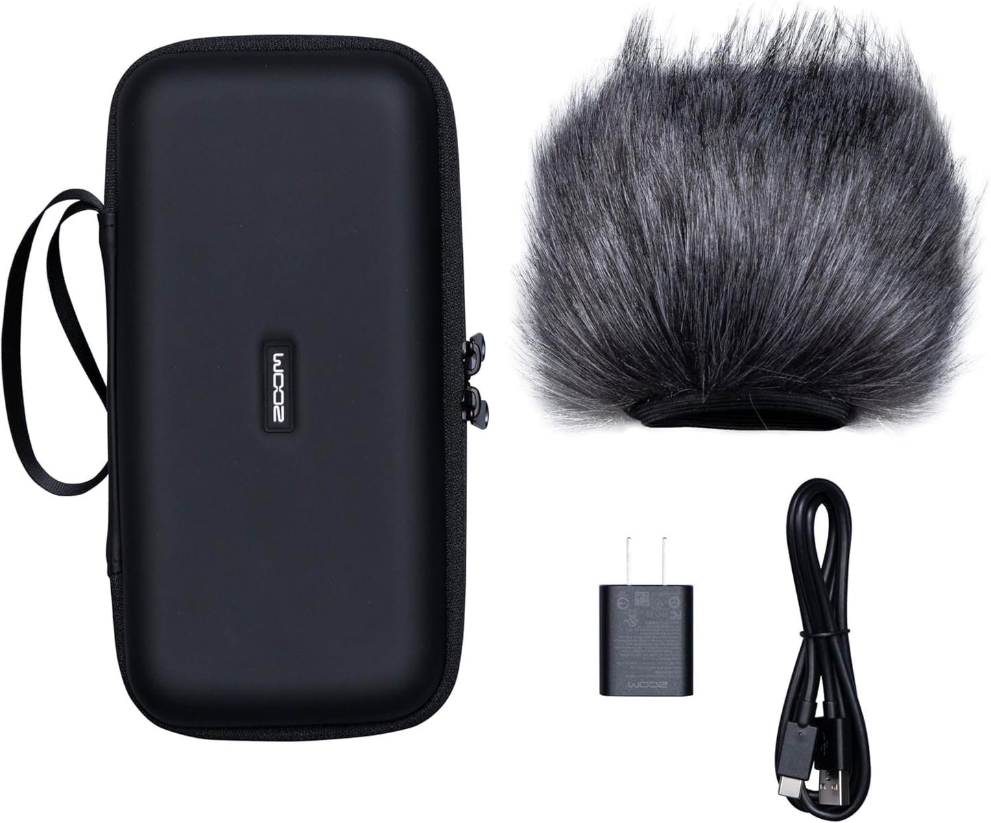 Zoom H5studio 6-Track 32-Bit Float Handy Recorder Bundle with APH-5s Accessory Pack with Hairy Windscreen, Padded Shell Case, AC Adapter, & USB C-Cable