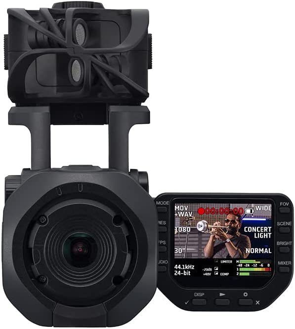 Zoom Q8n-4k Handy Video Recorder, 4k UHD Video, Stereo Microphones Plus Two XLR Inputs, Four Tracks of Audio Recording, Webcam, for Record and Streaming Music, Podcasts, and More