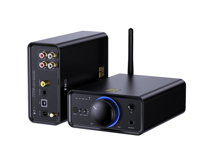 FiiO K7BT Balanced HiFi DAC Bluetooth Headphone Amplifier AK4493S*2, XMOS XU208 PCM384kHz DSD256,USB/Optical/Coaxial/RCA Inputs, 6.35mm/4.4mm Output(US Plug)
