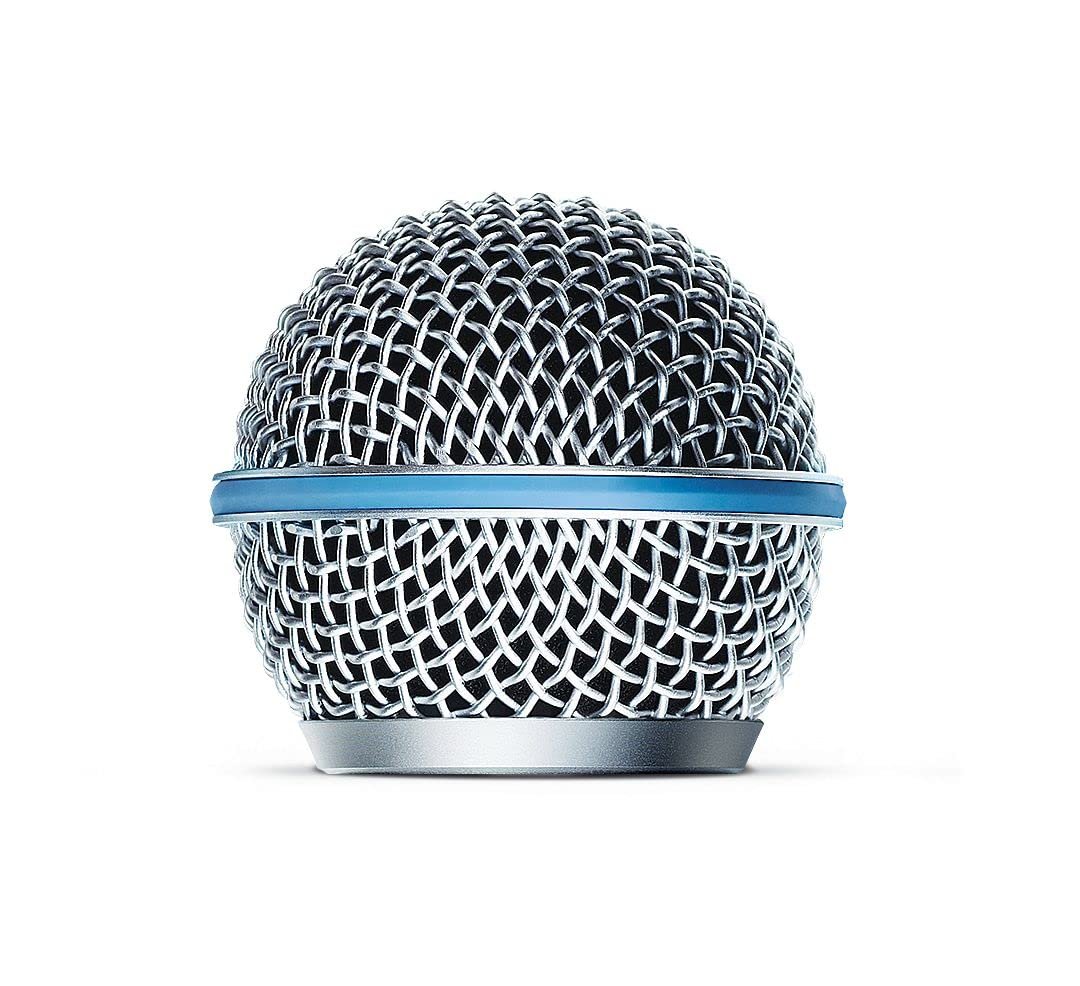 Shure BETA 58A Vocal Microphone - Single Element Supercardioid Dynamic Mic for Stage and Studio, Includes A25D Adjustable Stand Adapter, 5/8” to 3/8” (Euro) Thread Adapter and Storage Bag