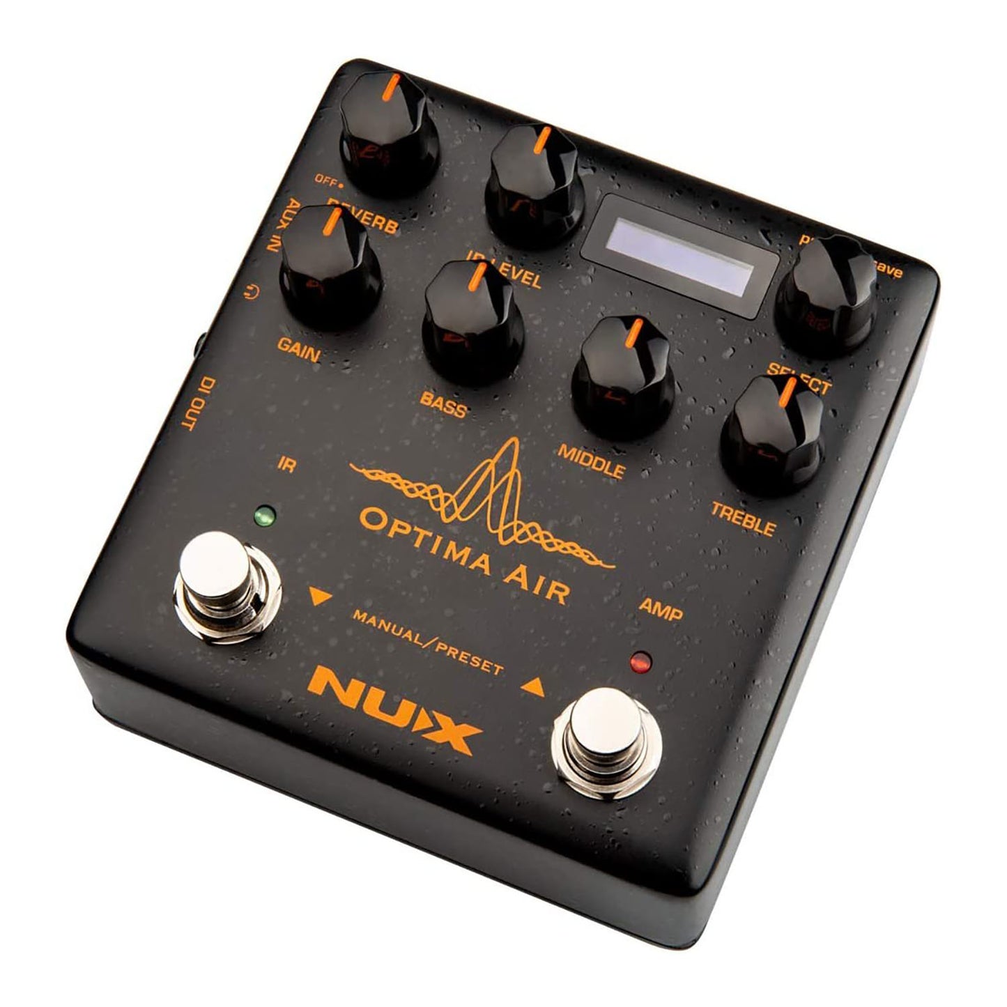 NUX Optima Air Dual-Switch Acoustic Guitar Simulator with a Preamp,IR Loader, Capturing Mode