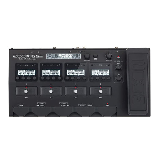 Zoom G5n Guitar Multi-Effects Processor with Expression Pedal, with 100+ Built in Effects, Amp Modeling, Stereo Effects, Looper, Rhythm Section, Tuner, Audio Interface for Direct Recording to Computer