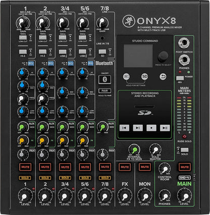 Mackie Onyx Series, 12-Channel Premium Analog Mixer with Multi-Track USB (Onyx12)