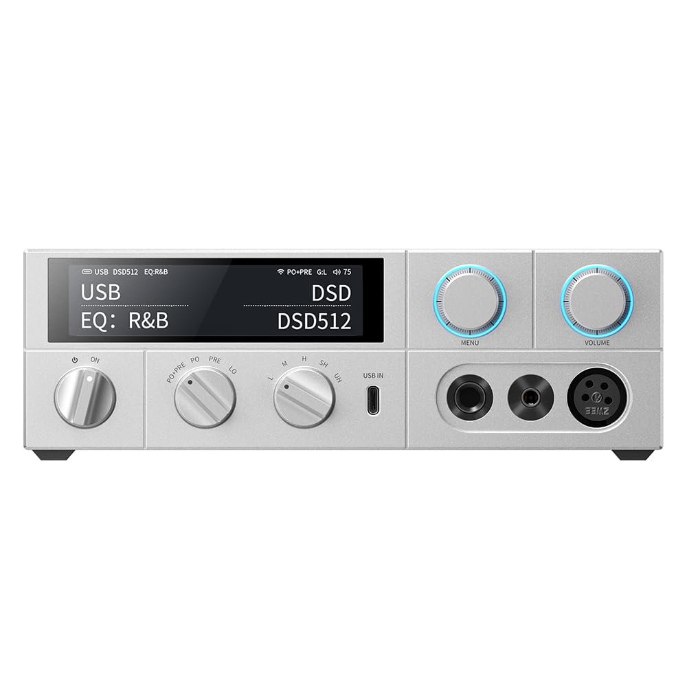 FiiO K15 Full Balance HiFi DAC and Headphone amp AK4497Sx2,Bluetooth 5.1 LDAC, Discrete Class AB Amplifier,USB Support DSD512 & PCM768kHz. Coaxial/Optical/XLR4 with Remote Control (Black)