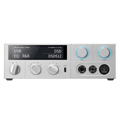 FiiO K15 Full Balance HiFi DAC and Headphone amp AK4497Sx2,Bluetooth 5.1 LDAC, Discrete Class AB Amplifier,USB Support DSD512 & PCM768kHz. Coaxial/Optical/XLR4 with Remote Control (Black)