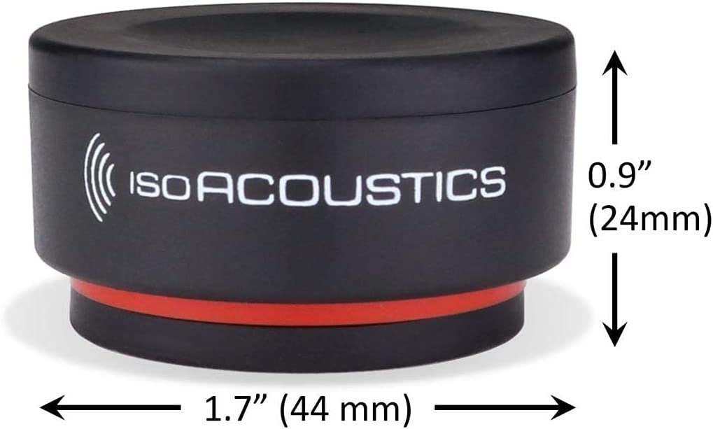 IsoAcoustics Iso-Puck Series Acoustic Isolators (Iso-Puck 76, 40 lbs or Less/Unit, 2-Pack)