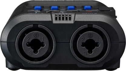 Zoom R4 MultiTrak 32-Bit Float Recorder with Stereo Bouncing, 2 XLR/Combo Inputs, Built-In Microphone, Effects, Rhythms, Battery Powered, and Audio Interface