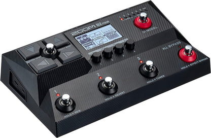Zoom B2 Four Bass Multi-Effects Processor with 6 DI Boxes, Multi-Layered IR’s, Amp Modeling, 100+ Built in Effects, Looper, Lightweight & Audio Interface for Direct Recording to Computer