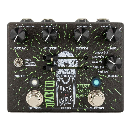 Walrus Audio Slöer Stereo Ambient Reverb Pedal - Onyx Coffee Limited Edition