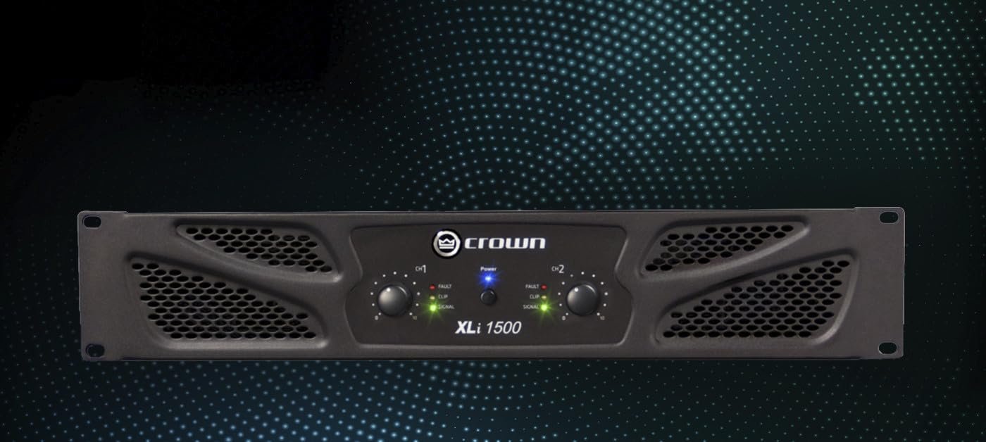 Crown XLi1500 Two-channel, 450-Watt at 4Ω Power Amplifier