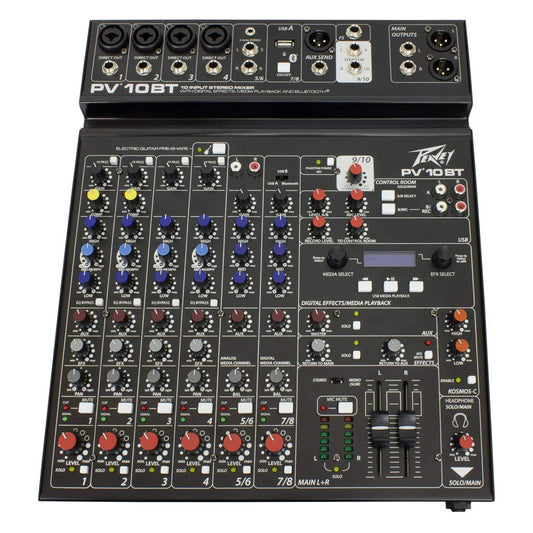 Peavey PV 10 BT Compact Mixer with Bluetooth